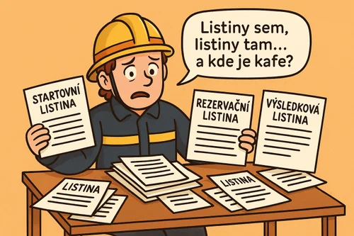 Listiny sem, listiny tam... a kde je kafe?